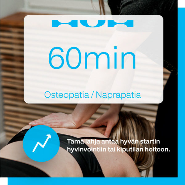 Osteopatia tai Naprapatia 60min lahjakortti